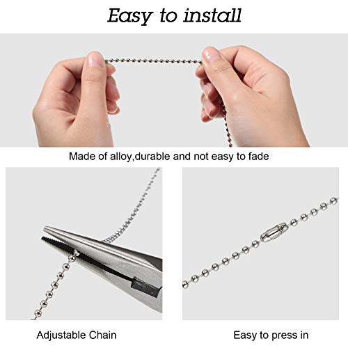Honoson Diamond Drop Crystal Ceiling Fan Pull Chain Set - 4 Pack
