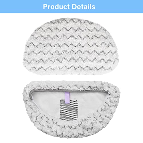 Tivcroxs 12-Pack Steam Mop Replacement Pads for Bissell Powerfresh 1940 Series