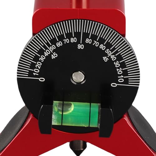 Tyenaza Pipe Center Finder, Y-Shape Pipefitter Gauge with Dial Bubble
