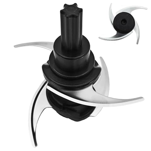 Kaluly 4-Blade Ninja Express Chop Replacement Blade for NJ110GR NJ100 16-Oz Bowl – 1 Pack