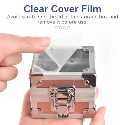 Nail Drill Bits Box Container 25 Hole Professional Nail Sander Storage Box Nail Art Tools Storage Container Nail Art Tools for Nail Art Sander Drill Bits Display Container (Silver)