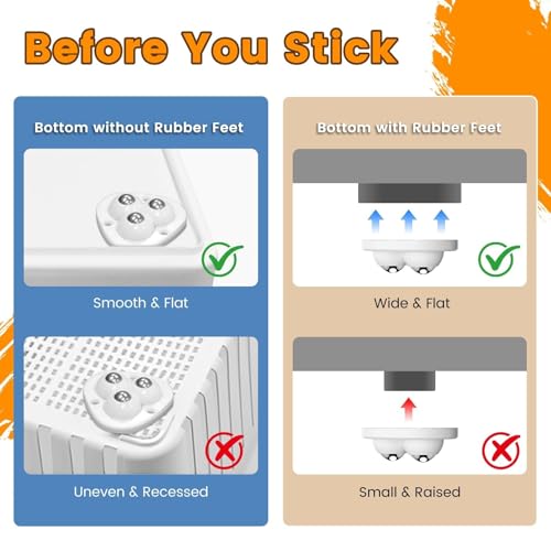 Self-Adhesive Caster Wheels for Small Appliances - 8 Pcs, White, 3 Ball Bearings