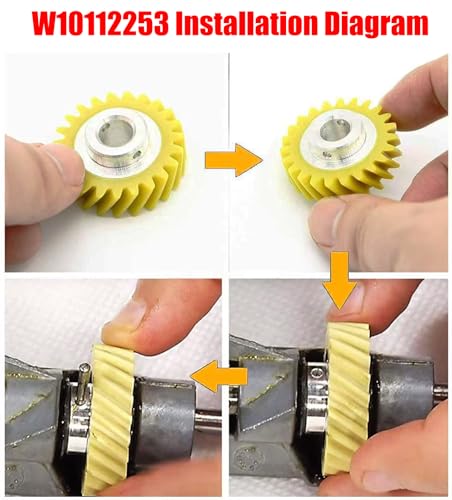 W10112253 Mixer Worm Gear for KitchenAid/Whirlpool – 2 Pack Replacement Part