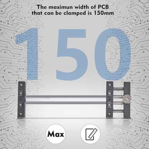 Helping Hands Soldering,HANDSKIT Soldering Helping Hands Stand Holder Adjustable PCB Holder with 4 Flexible Gooseneck Arms Clamp Circuit Board Holder Third Hand Soldering Station Tool with Clips