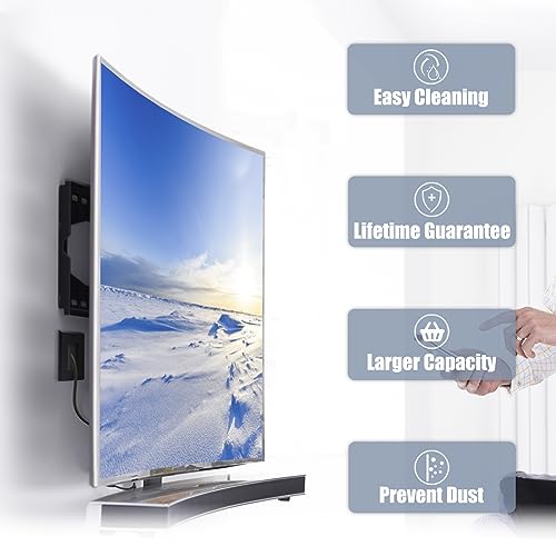 VCE White Brush Wall Plate for Low Voltage Cables - 2 Pack