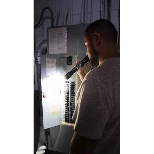 Police Security Little Nellie¢â 2000 Lumen Tactical Flashlight ? Heavy-Duty Aluminum, Slide Focus, 5 Modes, 400m Beam, Water Resistant, ? High-Powered LED Flashlight for Emergency, Work, & Outdoor Use