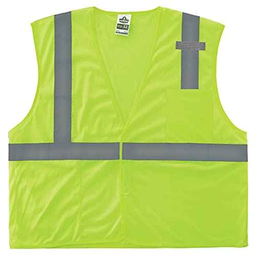 Ergodyne GloWear Economy High Visibility Reflective Safety Vest, Hook & Loop Closure