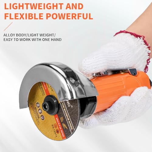 Baiwen 3-Inch Air Cut Off Tool with 3'' Cutting Wheel, Right Angle Grinder