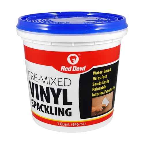 Red Devil 0534 Pre-Mixed Vinyl Spackling, 1 Quart