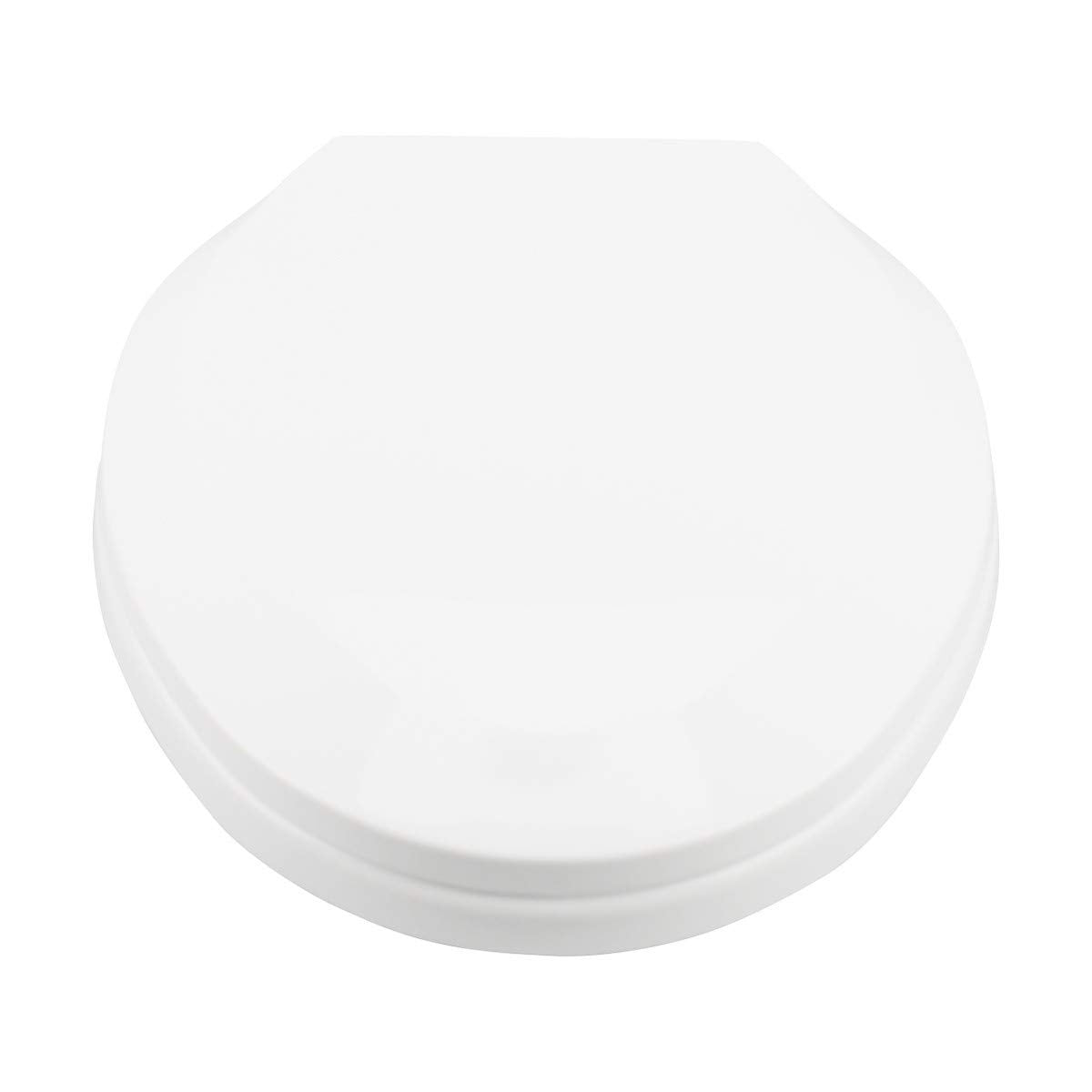 Renovators Supply Manufacturing White Plastic Soft Close Toilet Seat Elongated Slow Close Toilet Seat With Adjustable Mounting Hardware
