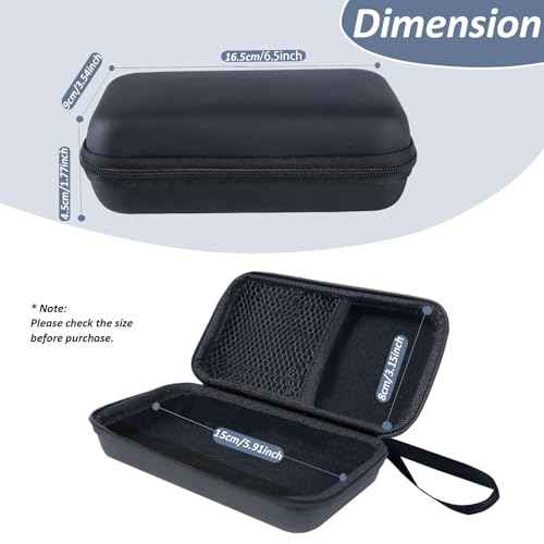 Xin Tester Waterproof EVA Protective Hard Tool Case, 6.5x3.4x1.8 Inches Universal for Multimeter Digital Current Clamp Voltage Tester Electronic Meter 1Pcs Carrying Box Only- Small