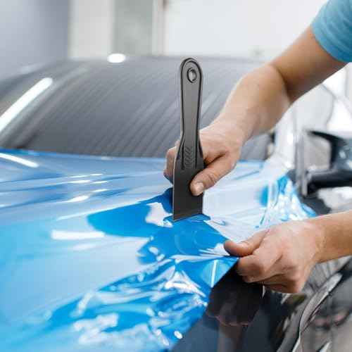 6 PCS Plastic Putty Knife, 2 Inch Black Flexible Putty Knife Scraper, Used for Repairing Walls, Pasting Plaster, Scraping Putty Plastic Putty Knife Scraper