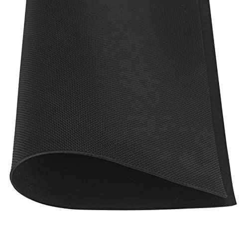 Shoe Sole Repair Rubber Soling Sheet, Non-Slip Shoe Pads Replacement for Bottom of Shoes (Black)