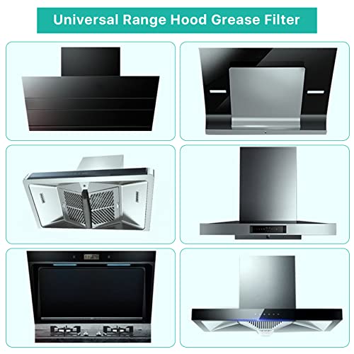 Elesunory 2 Rolls Range Hood Filter Paper - Nonwoven Fabric, Adhesive Strips & Magnetic Block, 10m Each