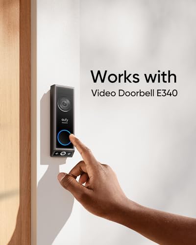 Eufy Video Doorbell Chime - Indoor Doorbell with 8 Ringtones & Adjustable Volume