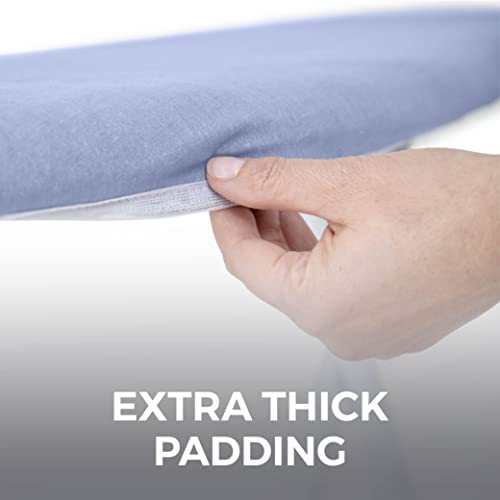 HOME GENIE Ironing Board Cover with Extra Thick Padding 15x54 Blue