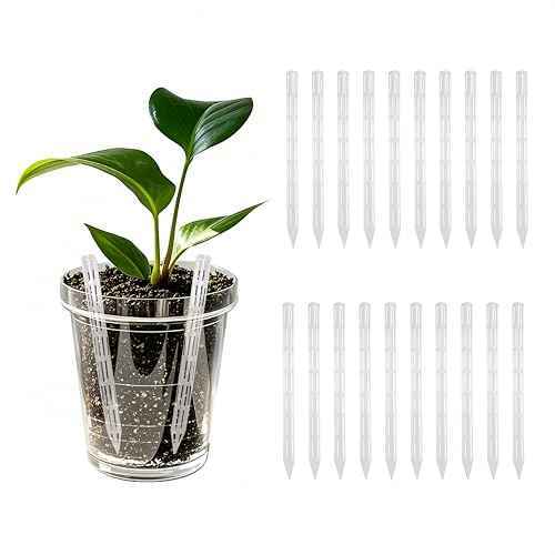 Plant Aeration Tubes for Pots -Root Rot Prevention,Prevent Overwatering for Healthy Roots.Plant Accessories, 5.9 Inch Length Suitable for All Types of Flower pots (5.9-inch, 20)