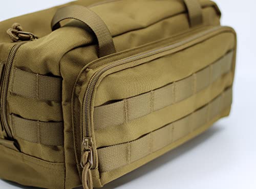 Coreflex Brown 12-Inch Heavy Duty Multi-Purpose Tool Bag for Mechanics & Trades