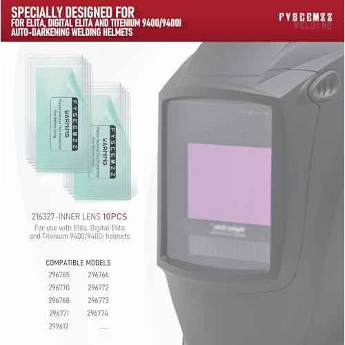 216327 4-3/16" x 2-1/2" Inside Lens Cover for Use with Elita, Digital Elita, T94 and Titanlem (10 Pack)