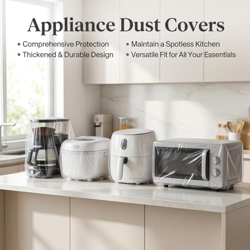 Rainflow 60-Pack Disposable Kitchen Appliance Dust Covers in S/M/L