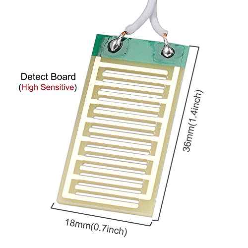 Topvico Water Sensor Alarm for Home, Sump Pump, Basements, RV Water Heater Leak Detector, Overflow Moisture Flood Sensor, 120dB Work Alone Battery Operated, 1 Pack