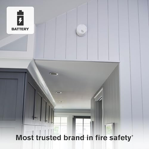 First Alert 10-Year Battery Smoke Alarm with Dual Sensors - Precision Detection, 1 Pack