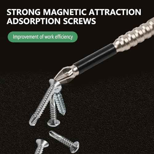 Magnetic Screwdriver Bit Set, high-magnetic screwdriver drill bit set,25 50 65 70 90 150MM Magnetic Screwdriver Bits (6)