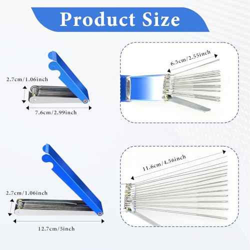 4 PCS Carburetor Cleaning Kit Torch Tip Cleaner Set with13 Cleaning Needles Cutting Torch Tip Cleaner Tool kit Welding Tips for Welding Nozzles Carb Carbon Carburetor Jet Sprinklers Shower Heads