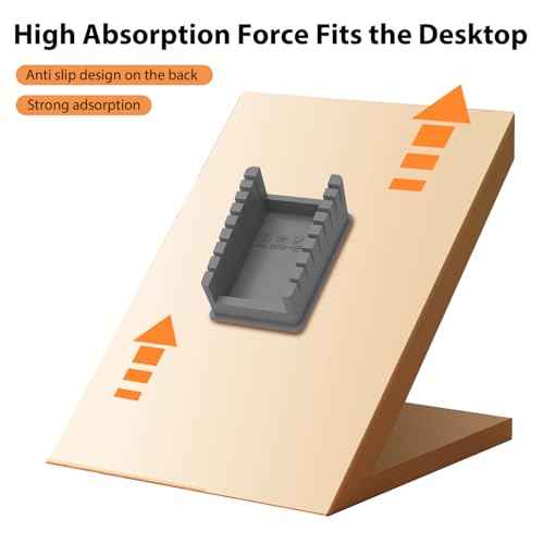 Upgraded Silicone Soldering Stand, Helping Hands Soldering Station, Soldering Wire Holder with 8 Slots Third Hand Soldering Iron Stand for 32AWG to 12AWG Wires 1 Pcs Gray with 2 Pcs Solder Sponge