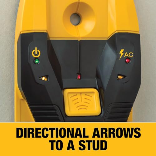 DEWALT Stud Finder Center-Find 3/4-Inch for Wood & Metal with LED Arrows