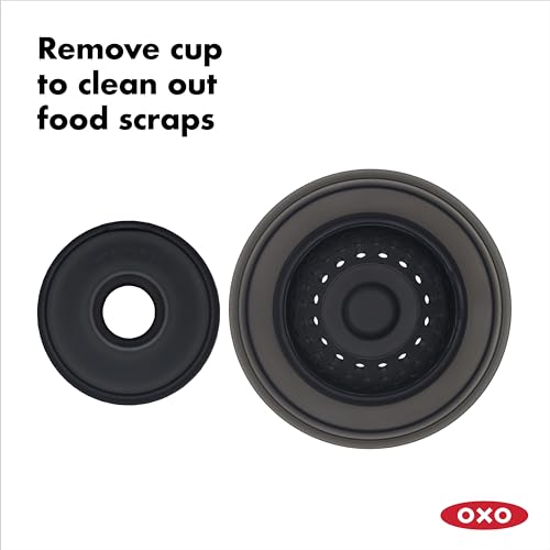 OXO Good Grips 2-In-1 Sink Strainer and Stopper - Kitchen Drain Solution