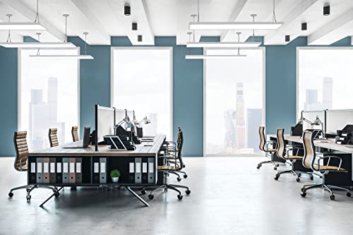 Lithonia Lighting CPANL 1x4 LED Flat Panel Light, 1 Ft. x 4 Ft. LED Light Panel, Ceiling Lighting Fixture, 4000 Lumens, 3500K/4000K/5000K Switchable CCT, Includes Direct Ceiling Mount Bracket, White