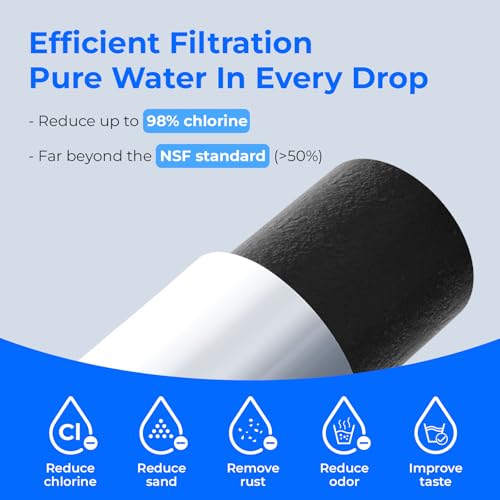Waterdrop C33 Ice Maker Filter 3-Pack for GE Opal Nugget (White, 3-Pack)