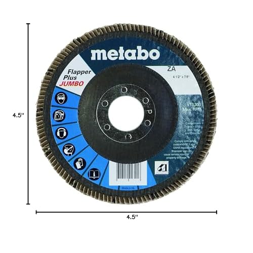 Metabo 629433000 4 1/2" Flapper Plus Jumbo 80 7/8 T29 Fg
