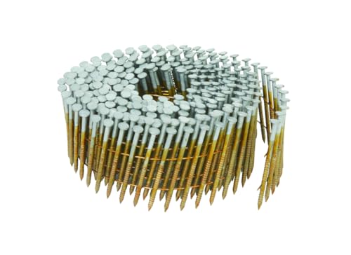 Metabo HPT 2-Inch x .092-Inch Full Round Head Ring Shank Siding Nails, 3,600 Count - Hot Dipped Galvanized Coil