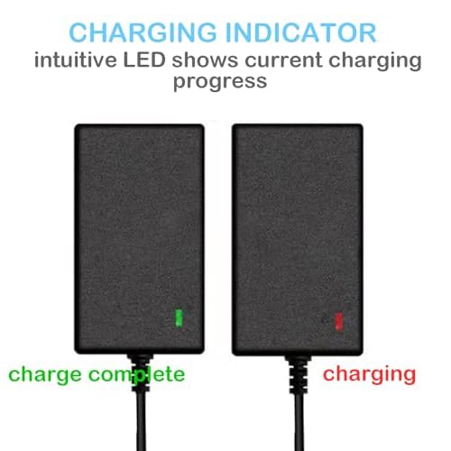 12V Battery Charger for Razor PowerCore E90 E95, Electric Scooter Black Label E90, MX125 Dirt Bike, MX125 Dirt Rocket Battery Power Supply
