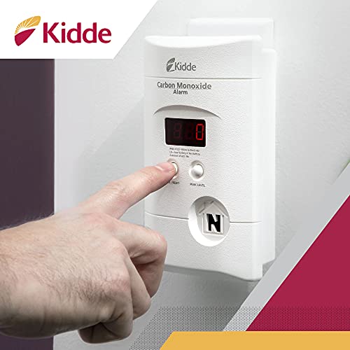 Kidde 3rd Edition Plug-In Carbon Monoxide Detector with Battery Backup, Digital Display, 85dB Alarm — 1 Pack