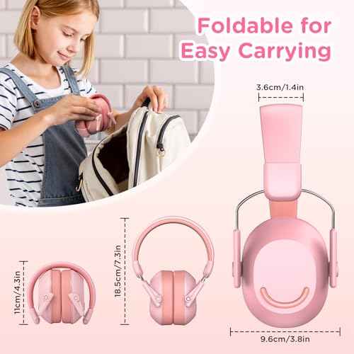 Link Dream Ear Protection Ear Muffs for Kids Toddler Noise Cancelling Reduction SNR 30dB for Show, Concert, Events, Fireworks