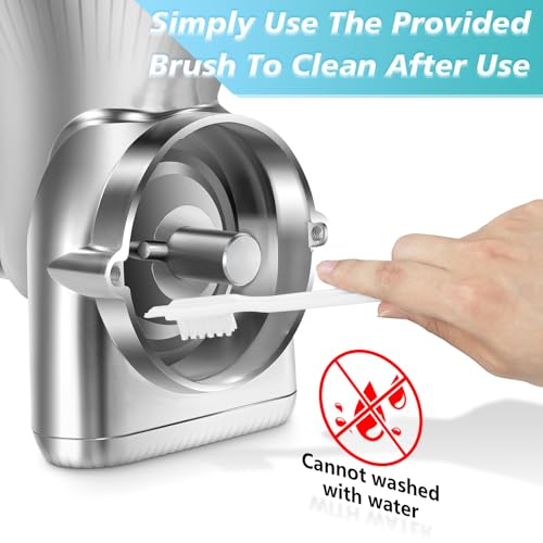 Grain Mill Attachment for Kitchenaid Stand Mixer, Kitchen Aid Accessories and Attachments Flour Mill, Mixer Attachment Wheat Grinder Fit for Grinding Wheat, Corn, Oats, Buckwheat and Other Cereals