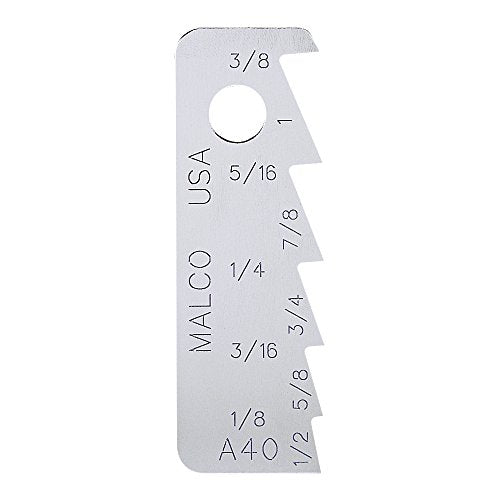 Malco USA-Made A40 Sheet Metal Scriber with Five Teeth