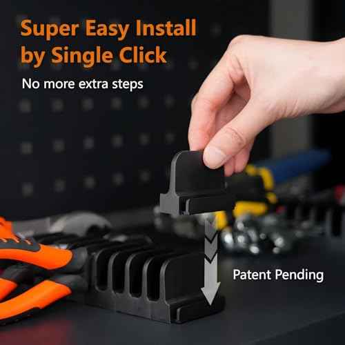 24 pcs Magnetic Plier Organizer Set for Toolbox & drawer Storage|Modular Plier holders for Mechanics, Technicians, Space-Saving & Quick-Access,Gift for father and boyfriend(Black)