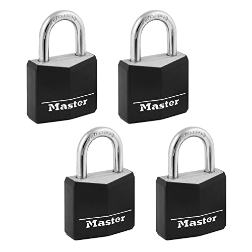 Master Lock 4-Pack Weather Resistant Keyed Alike Outdoor Padlocks 131Q