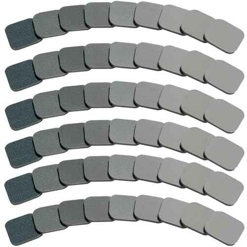 54 PCS 2 x 2 Soft Touch Sanding Pads, Mesh Sanding Polishing Pads Hand Sander Blocking from 320 to 3500 Grits Sander Sponge for Plastic Sanding Acrylic Materials (54 Pack)