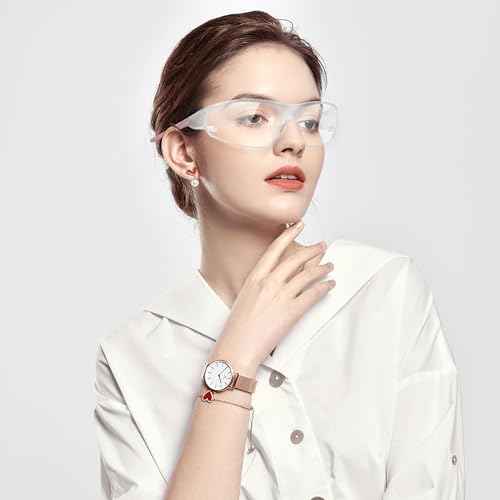 Alsenor Anti Fog Goggles Wrap-Around Shooting Safety Glasses Blue Light Blocking Protective Eyewear ANSI Z87 Cycling Glasses