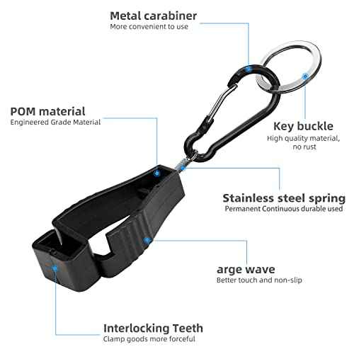 NANHONG 4PCS, Glove Clips for Work Glove Holders, Gloves Clip, Duty Belt Accessories, Gloves Clips for Work