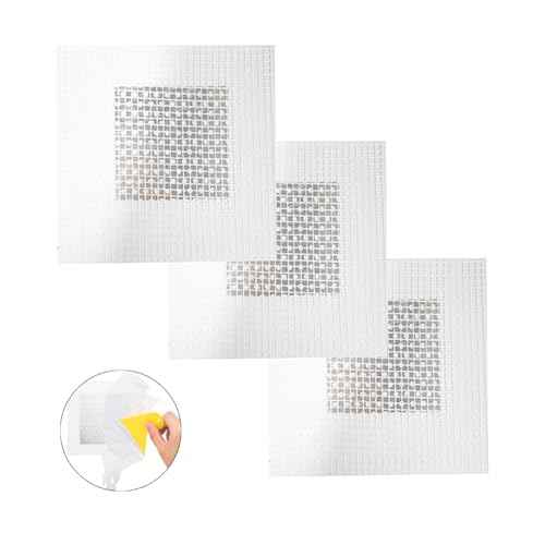 3 Pcs 2 Inch Wall Patch Repair,Drywall Repair Patch Self Adhesive Drywall Patch and Fiberglass Repair Kit,Heavy Duty Dry Wall Hole Repair Patch for Drywall Plasterboard,Plaster Dent Repair