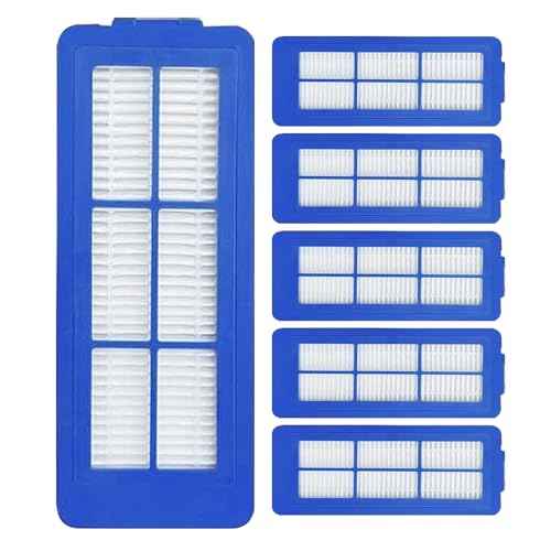 6 Pcs Replacement HEPA Filters for Eufy 11S Max 15C Max, 30C Max,39C Max,G30 Edge, G30 Hybrid Vacuum Cleaner Spare Filters Sets, Blue