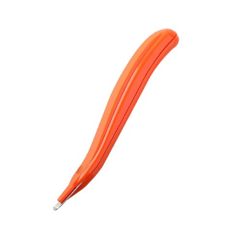 Professional Magnetic Staple Remover, 1 Pack Puller Rubberized Staples Remove Tool for School Office Home (Orange)