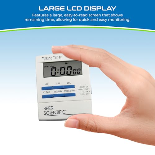 Sper Scientific Talking Lab Countdown Timer - 1 Pack