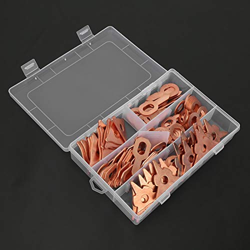 spot Welder Tips spot Welder dent Puller 20 * 13 * 4 Srliya 110pcs Dent Pulling Puller Rings Triangle OT Round for Car Body Welding Repair Tool Set